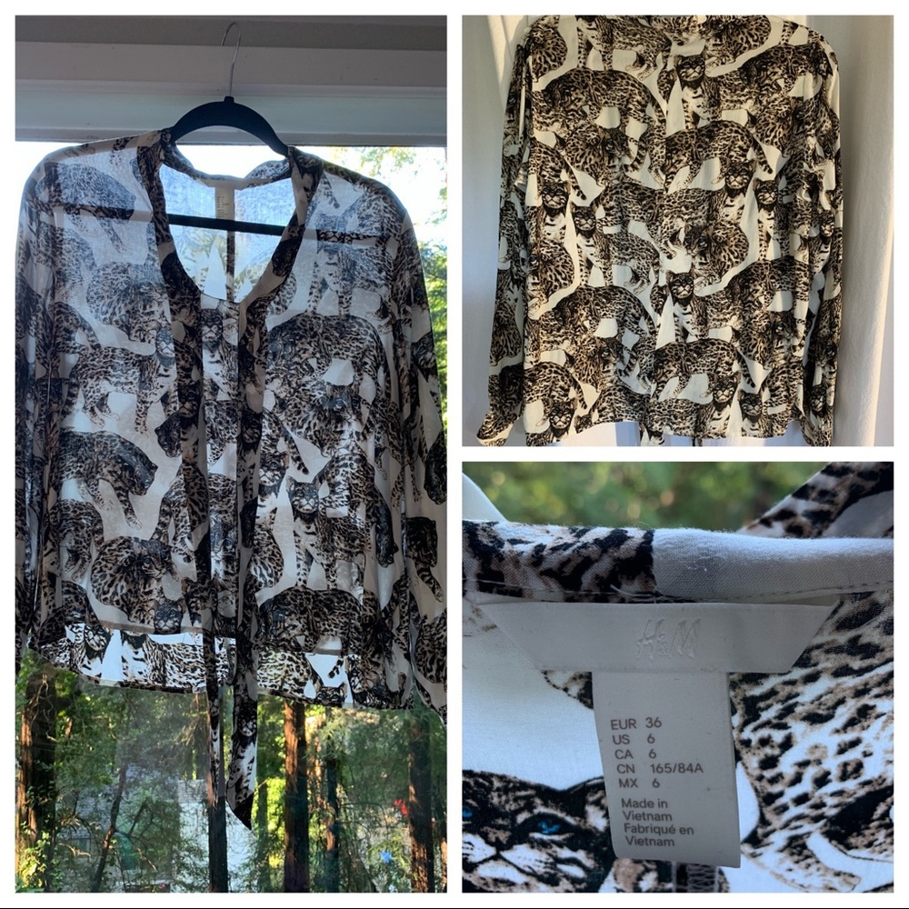 COPY - Sexy Jaguar 🐆 H&M Blouse